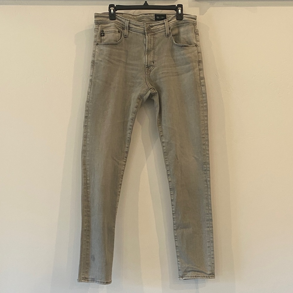 AG Adriano Goldschmied Skinny Jeans in Light Gray